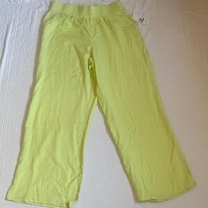 DKNY Light Green Relaxed Pants
